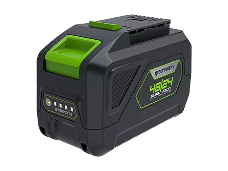 Greenworks G24ABO - Soplador axial de bater&iacute;a 24V 10Ah
