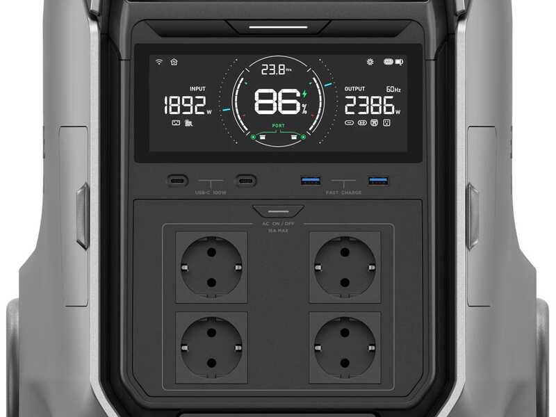 EcoFlow Delta Pro 3 - Bater&iacute;a Estaci&oacute;n de energ&iacute;a port&aacute;til - 4000 W - 4096 Wh/51.2V