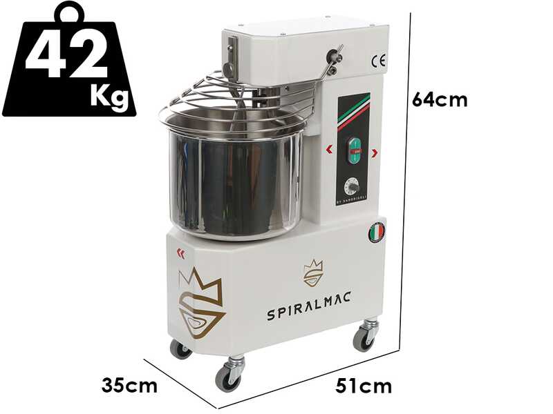 Spiralmac SV12 Royal Queen - Amasadora de espiral - 10 velocidades - Capacidad 12 kg