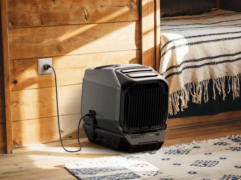 EcoFlow Wave 3 + Bater&iacute;a LFP - Aire acondicionado con bater&iacute;a de 1024 Wh - 2000 W