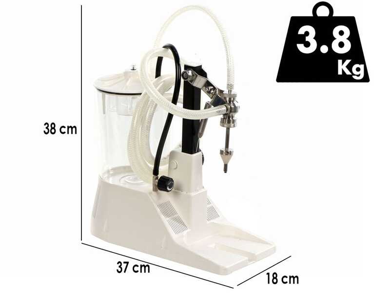 Tenco Enolmatic Mignon Inox - Embotelladora el&eacute;ctrica con boquilla mignon