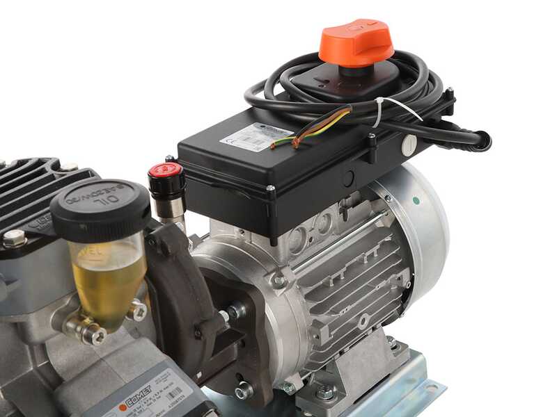 Kit de motobomba el&eacute;ctrica para pulverizaci&oacute;n con carro - Comet MTP P40/20 TRF90 HP3 BA SCAT EL - Para productos qu&iacute;micos y &aacute;cidos