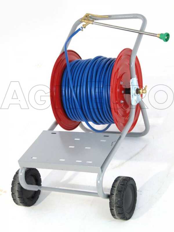 Kit de motobomba el&eacute;ctrica para pulverizaci&oacute;n con carro - Comet MTP P40/20 TRF90 HP3 BA SCAT EL - Para productos qu&iacute;micos y &aacute;cidos