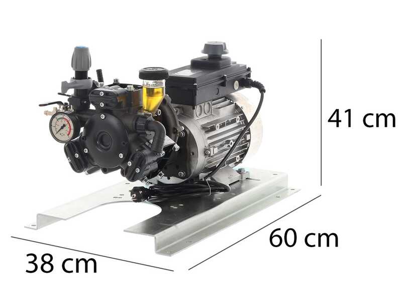 Kit de motobomba el&eacute;ctrica para pulverizaci&oacute;n con carro - COMET APS 41