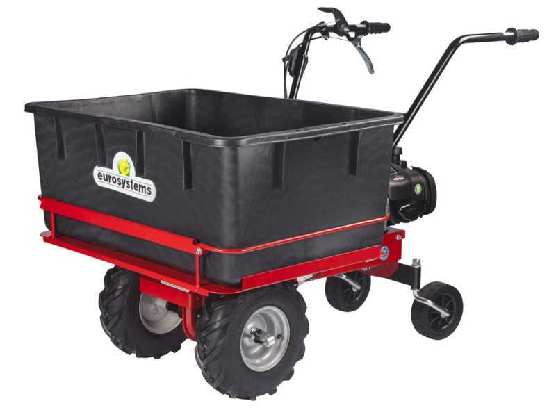 Accesorio plataforma de chapa 60x80 con cuba en pl&aacute;stico para carretilla