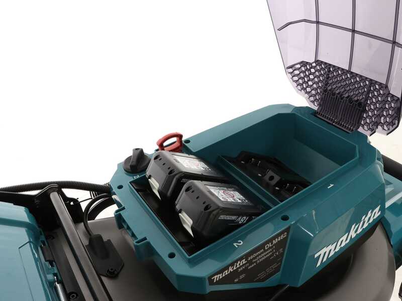 Makita DLM462Z - Cortac&eacute;sped autopropulsado de bater&iacute;a - 4x18V/5Ah - Corte de 46 cm