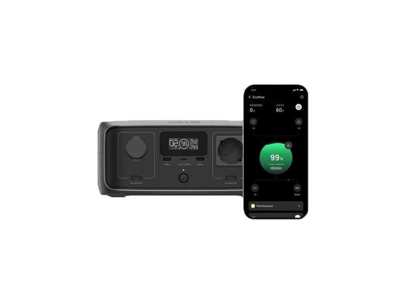 EcoFlow River 3 Plus - Estaci&oacute;n de energ&iacute;a bater&iacute;a port&aacute;til - 600 W - 286 Wh/22,4 V