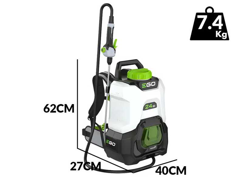 Ego BSP 3500 E - Pulverizador de mochila de bater&iacute;a - 56V - BATER&Iacute;A Y CARGADOR NO EST&Aacute;N INCLUIDOS