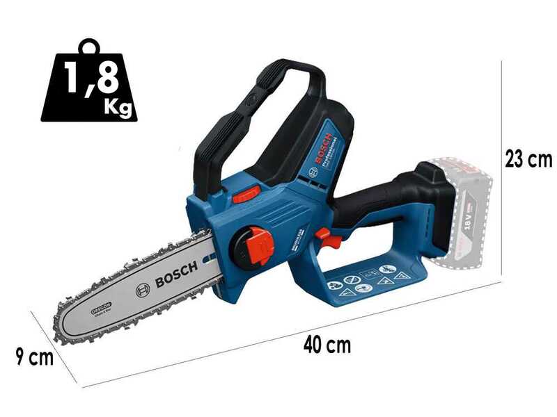 Bosch Professional GKE 18V‑20 - Podadora manual de bater&iacute;a - BATER&Iacute;AS Y CARGADOR NO EST&Aacute;N INCLUIDOS