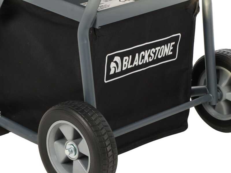 BlackStone GBK 500 - Biotrituradora de gasolina  2en1 con recogedor o descarga en tolva - Motor Ducar DH212