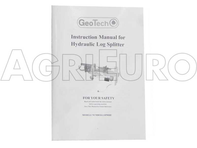 GeoTech LSP9 HE EVO - Rajadora de le&ntilde;a el&eacute;ctrica - Horizontal - 230V