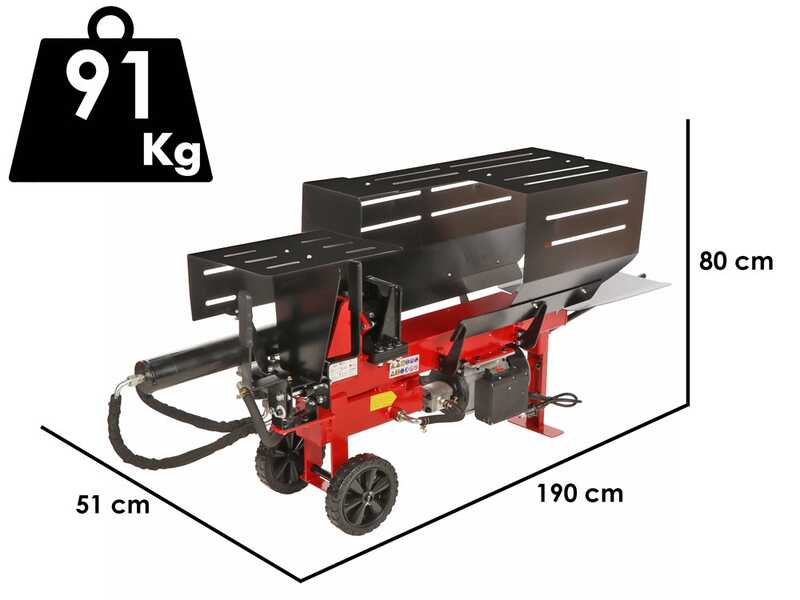 GeoTech LSP9 HE EVO - Rajadora de le&ntilde;a el&eacute;ctrica - Horizontal - 230V