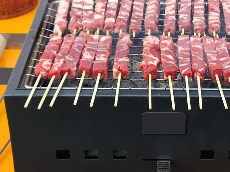 Barbacoa de carb&oacute;n de mesa Dalmazio - Artesanal - Antracita