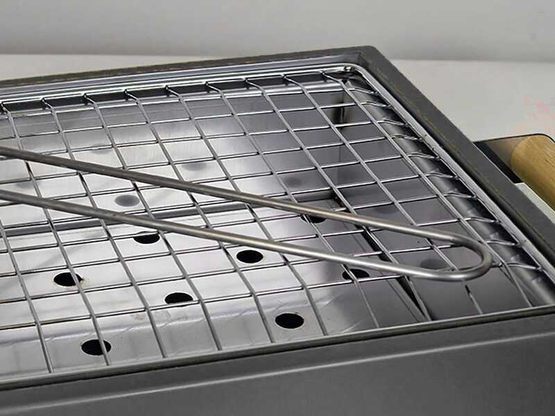 Barbacoa de carb&oacute;n de mesa Dalmazio - Artesanal - Antracita