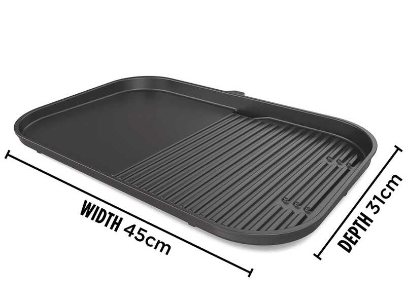 Plancha de cocci&oacute;n combinada lisa y estriada para Woodfire XL - Ninja