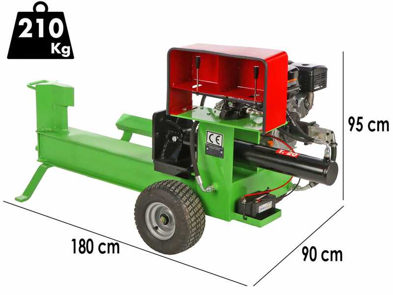 Seven Italy T-20 - Rajadora de le&ntilde;a de gasolina - Horizontal