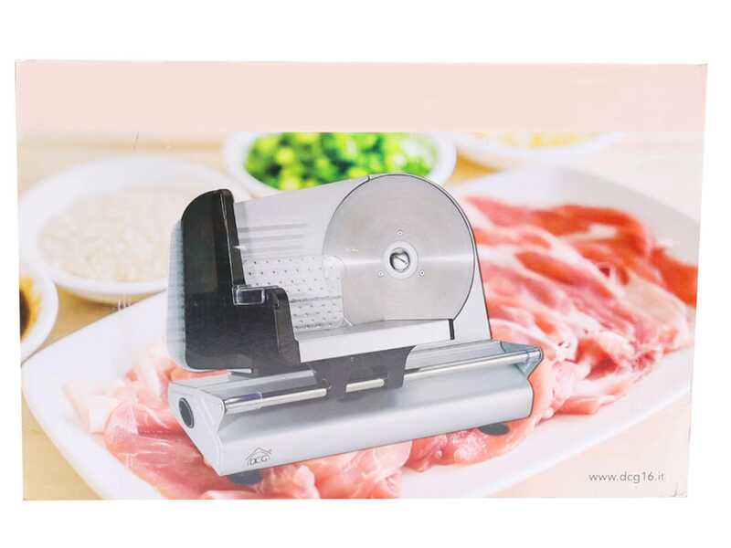 DCG AS 2470 - Cortadora de fiambre con cuchilla de 220 mm - 180 W