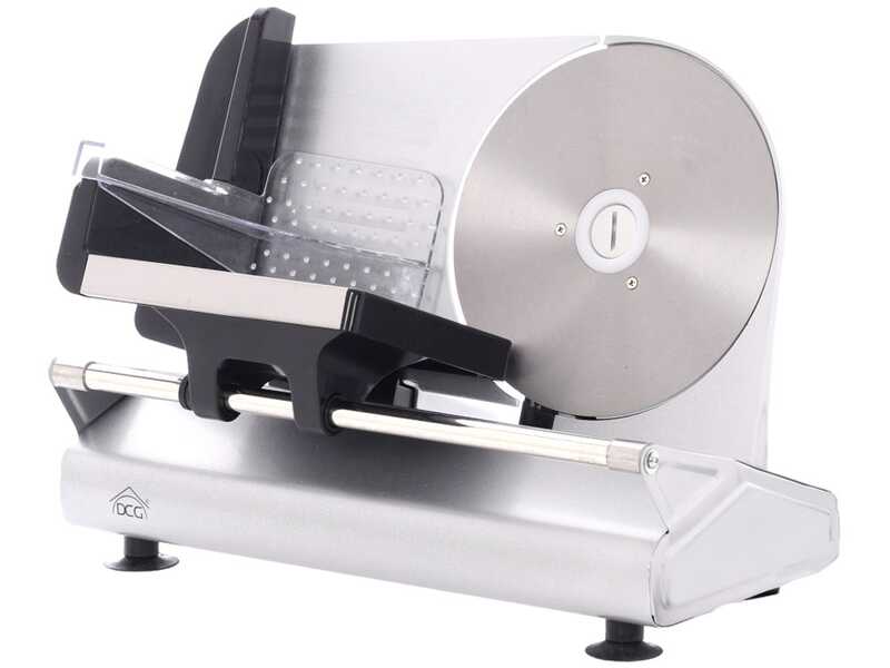 DCG AS 2470 - Cortadora de fiambre con cuchilla de 220 mm - 180 W