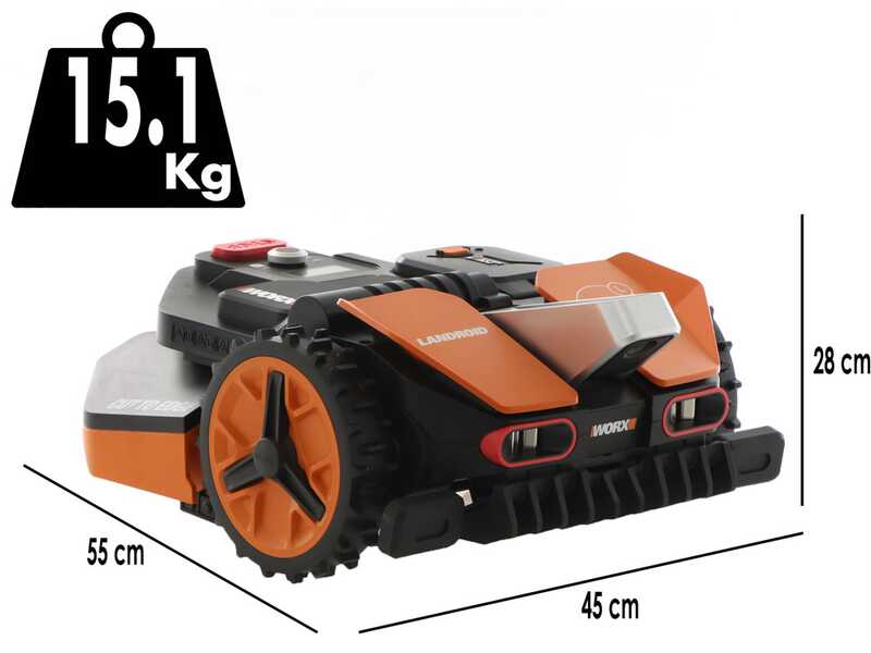 Worx Landroid Vision L1600 WR216E - Robot cortac&eacute;sped - Sin instalaci&oacute;n