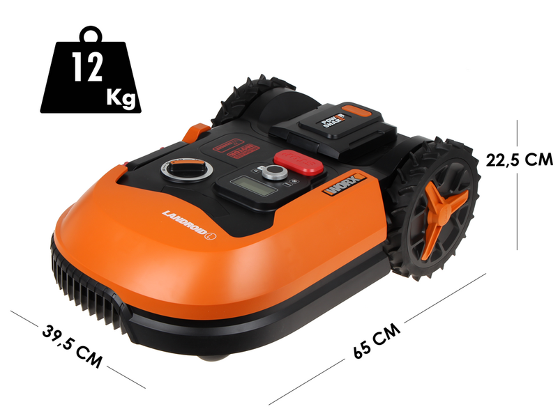 Worx Landroid WR147E.1 - Robot cortac&eacute;sped - Con cable perimetral - Bater&iacute;a 20 V y 4 Ah - L1000
