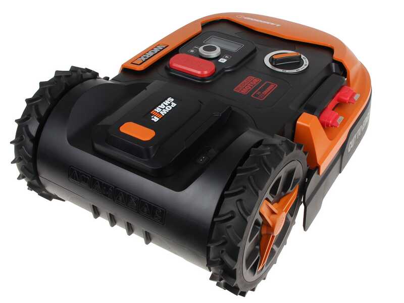 Worx Landroid WR147E.1 - Robot cortac&eacute;sped - Con cable perimetral - Bater&iacute;a 20 V y 4 Ah - L1000 - &iexcl;Sensor de obst&aacute;culos gratis!