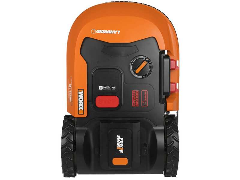 Worx Landroid WR147E.1 - Robot cortac&eacute;sped - Con cable perimetral - Bater&iacute;a 20 V y 4 Ah - L1000 - &iexcl;Sensor de obst&aacute;culos gratis!