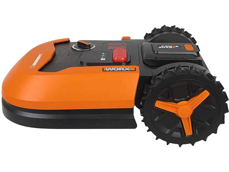 Worx Landroid WR147E.1 - Robot cortac&eacute;sped - Con cable perimetral - Bater&iacute;a 20 V y 4 Ah - L1000 - &iexcl;Sensor de obst&aacute;culos gratis!