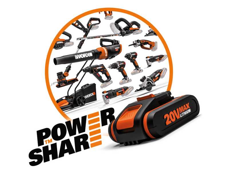 Worx Landroid WR147E.1 - Robot cortac&eacute;sped - Con cable perimetral - Bater&iacute;a 20 V y 4 Ah - L1000 - &iexcl;Sensor de obst&aacute;culos gratis!