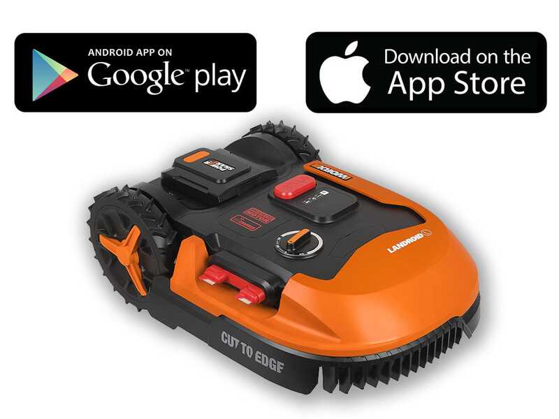 Worx Landroid WR147E.1 - Robot cortac&eacute;sped - Con cable perimetral - Bater&iacute;a 20 V y 4 Ah - L1000 - &iexcl;Sensor de obst&aacute;culos gratis!