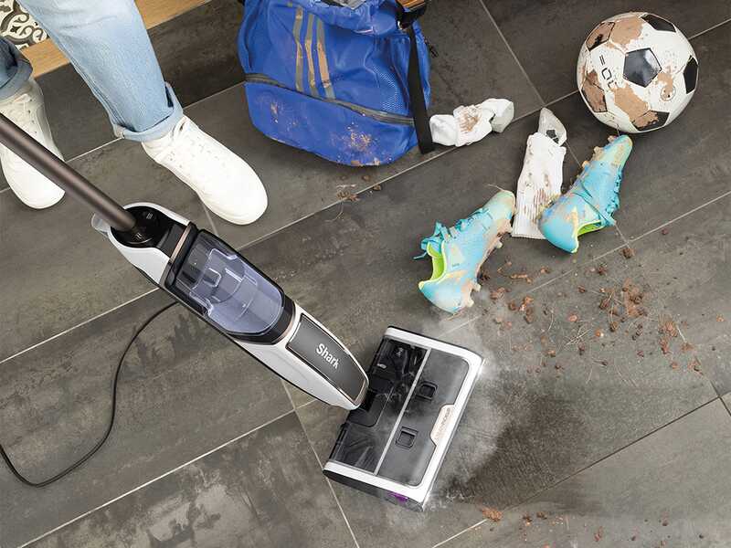 Shark SteamPickUp SD200EU - Fregadora - Escoba a vapor 3 en 1 - 1230 W
