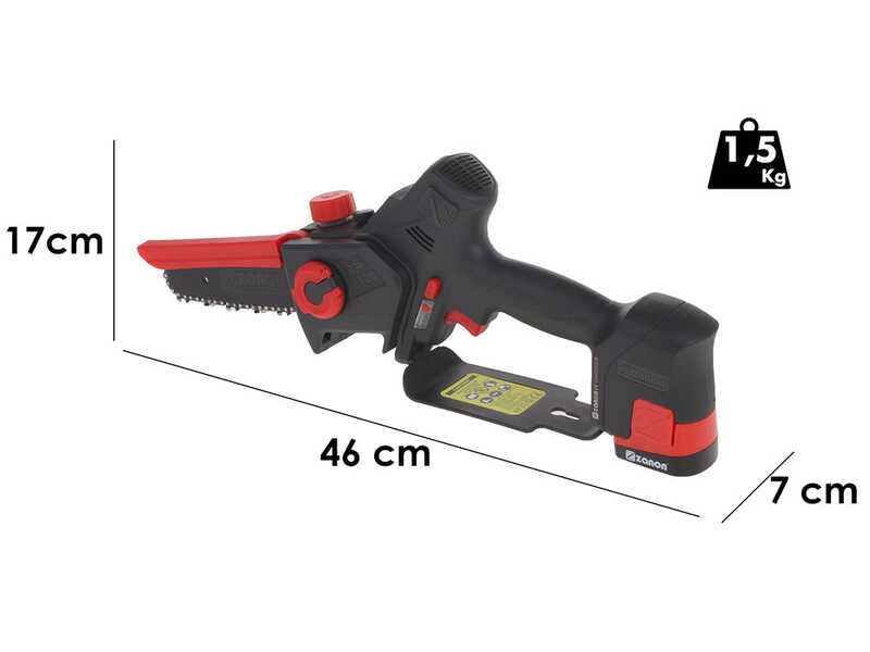 Zanon ZP 120 - Podadora el&eacute;ctrica de bater&iacute;a  - 2x 16,8 V 2,5 Ah