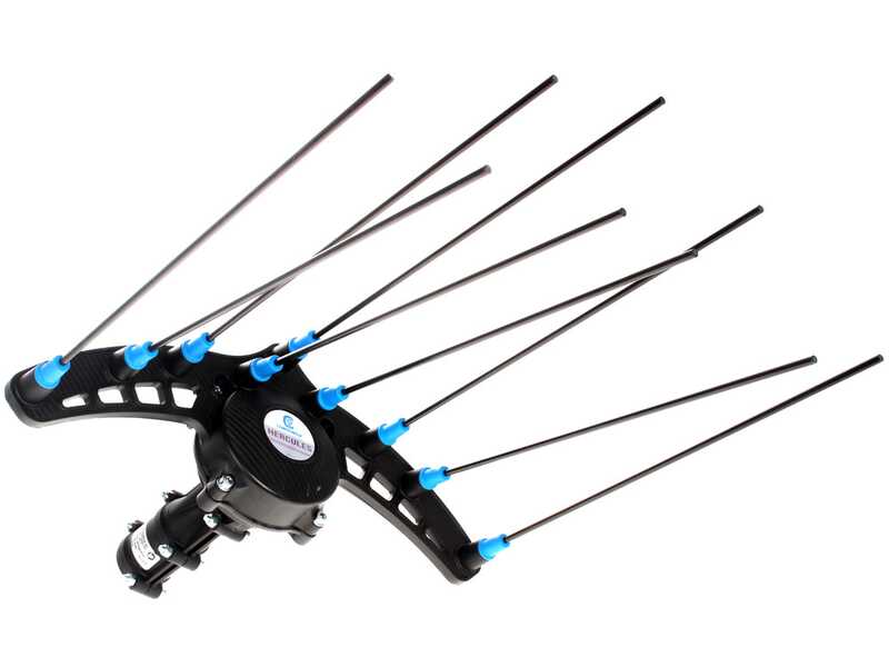 Campagnola HERCULES 58V - P&eacute;rtiga de aluminio - 200 - 270 cm - Vareador de aceitunas el&eacute;ctrico de bater&iacute;a - Bater&iacute;a de mochila incluida