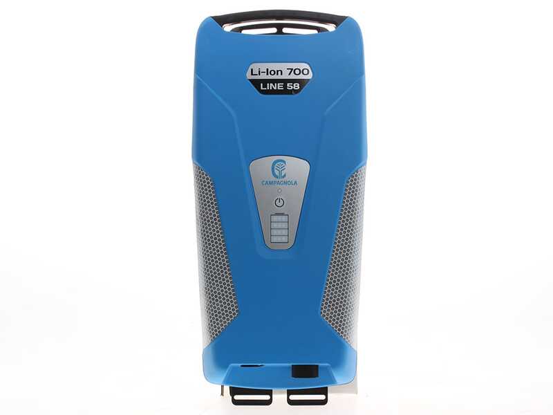 Campagnola HERCULES 58V - P&eacute;rtiga de aluminio - 200 - 270 cm - Vareador de aceitunas el&eacute;ctrico de bater&iacute;a - Bater&iacute;a de mochila incluida