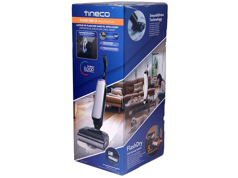 Tineco Floor One S9 Artist Premium - Fregadora de bater&iacute;a smart - 3 en 1: lava, seca y aspira