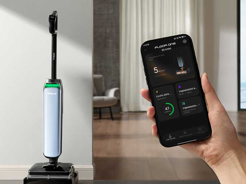 Tineco Floor One S9 Artist Premium - Fregadora de bater&iacute;a smart - 3 en 1: lava, seca y aspira