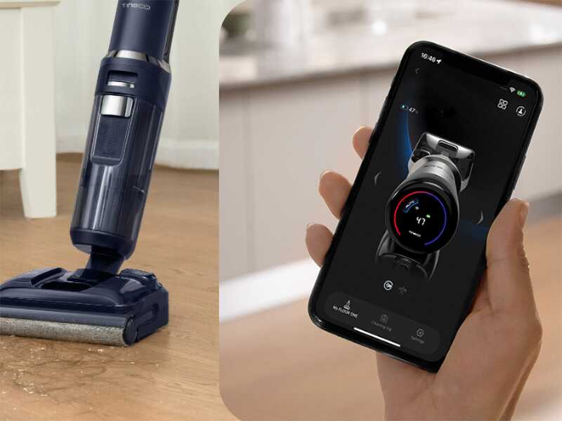 Tineco Floor One S7 Stretch - Fregadora de bater&iacute;a smart - 3 en 1: lava, seca y aspira