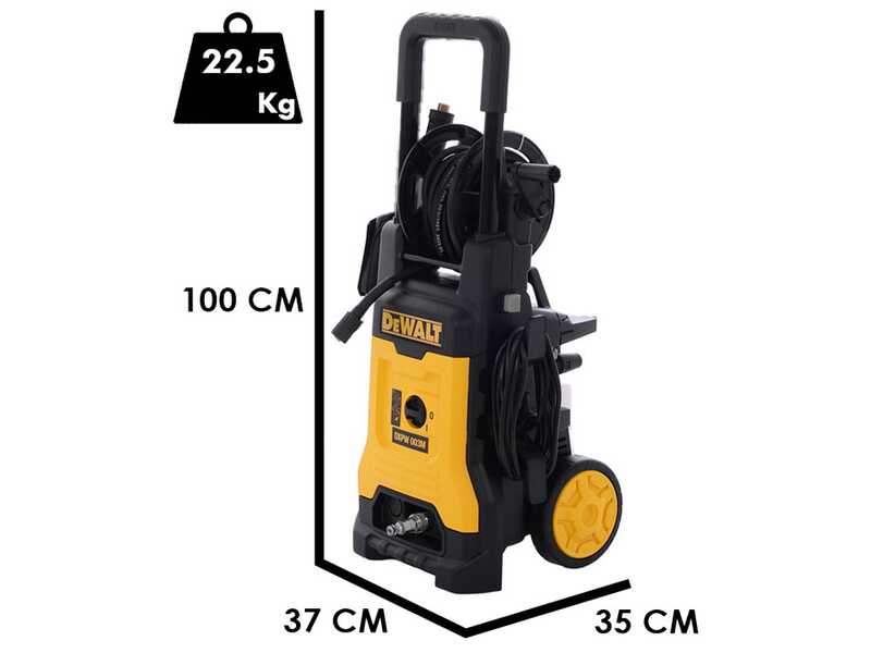 DEWALT DXPW003 - Hidrolimpiadora semiprofesional en fr&iacute;o - 160 bar - 520 L/h