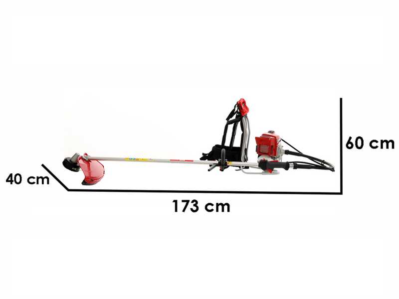 Kawasaki TJ 45 E ZP - Desbrozadora de mochila profesional - Barra Blue Bird