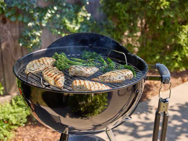 Weber Original Kettle 47 - Barbacoa de carb&oacute;n - Di&aacute;metro de la parrilla 47 cm