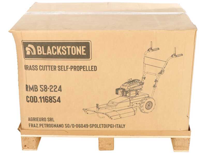 Blackstone RMB 58-224 - Desbrozadora de gasolina - Motor Loncin LC1P75F de 224 cc