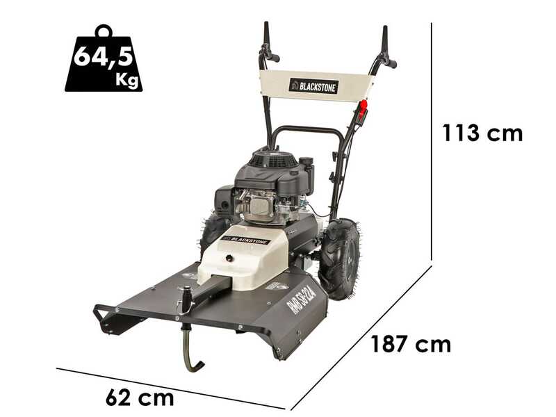 Blackstone RMB 58-224 - Desbrozadora de gasolina - Motor Loncin LC1P75F de 224 cc