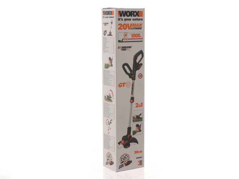 Worx WG163E - Cortabordes de bater&iacute;a - 2x 20V 2Ah