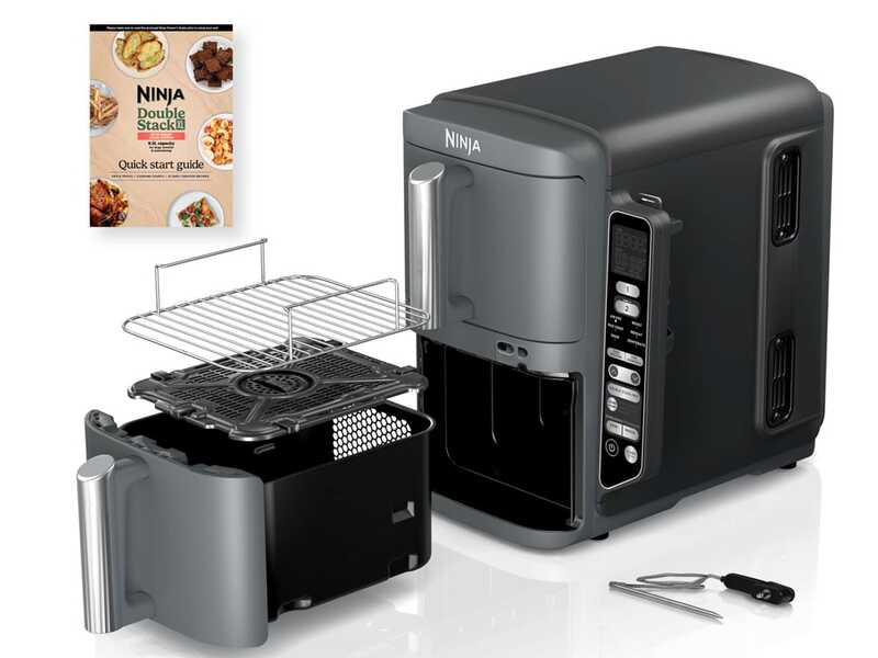 Ninja Double Stack XL SL451EU - Freidora de aire de 9,5 L - Sistema SmartCook