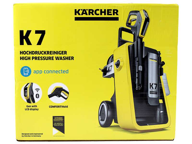 Karcher K7 Comfort Premium Connect - Hidrolimpiadora de agua fr&iacute;a - 180 bar - 600 L/h