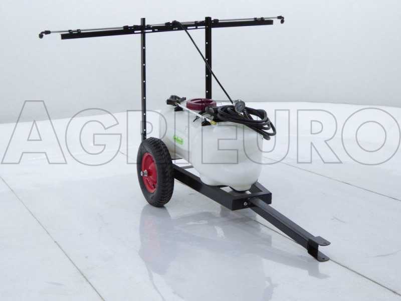 GeoTech CZ60D - Dep&oacute;sito para tratamientos fitosanitarios para tractores cortac&eacute;sped - Bomba 12V - 60L