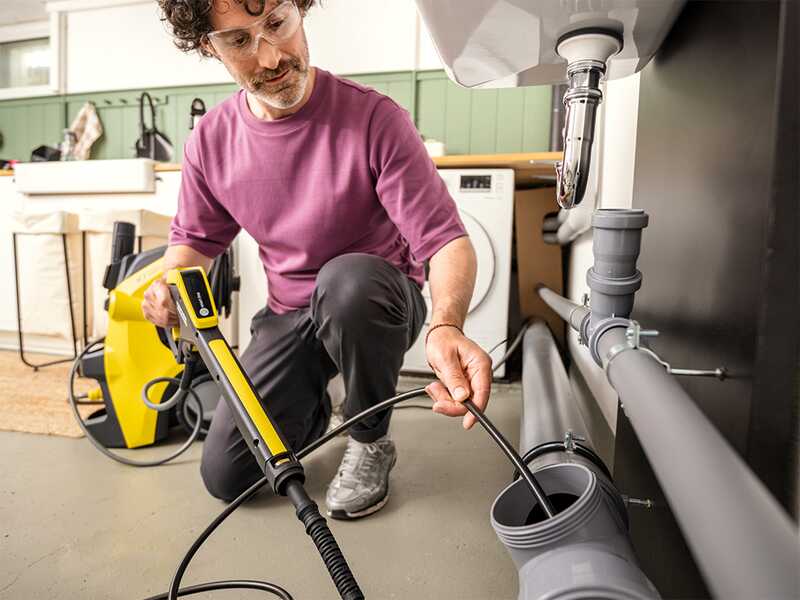 Dispositivo desatascador para hidrolimpiadora K&auml;rcher - 15 m