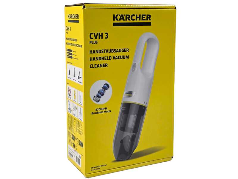 Karcher CVH 3 Plus - Aspirador de mano de bater&iacute;a - 7,2 V 2 Ah
