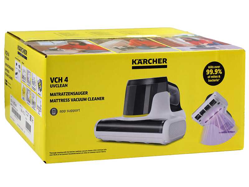 Karcher VCH 4 UVClean - Aspiradora de colchones con luz UV - 500 W