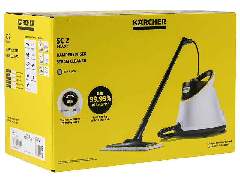 Karcher SC 2 Deluxe - Limpiador a vapor - 1500 W