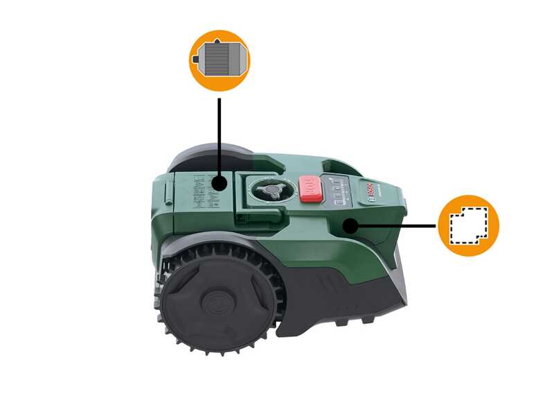Bosch VISIMOW18V-100 - Robot cortac&eacute;sped - Sin instalaci&oacute;n - BATER&Iacute;A Y CARGADOR NO EST&Aacute;N INCLUIDOS